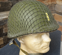 US MI Helmet w Netting