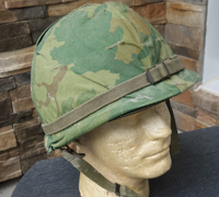 Vienam era US M1 Helmet with Camo Cover