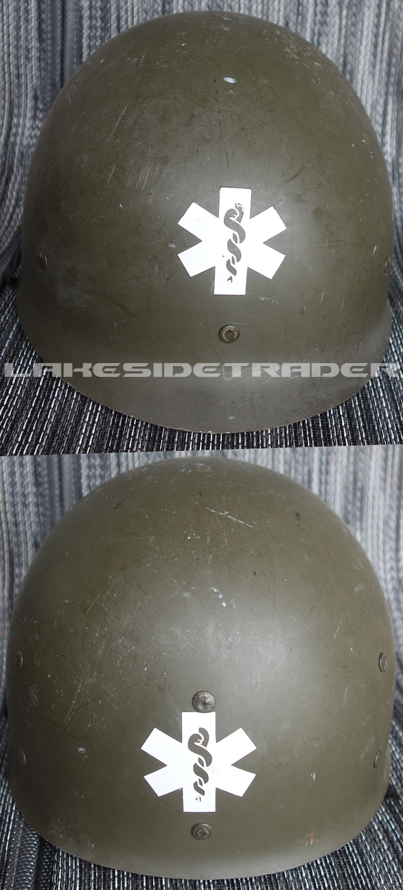 US WWII M1 swivel bail Combat Helmet