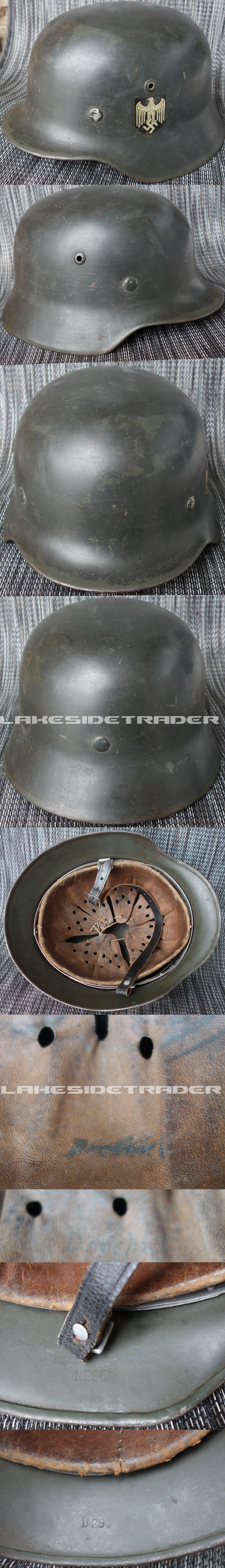M35 NS66 SD Depot Refurbished Army Helmet