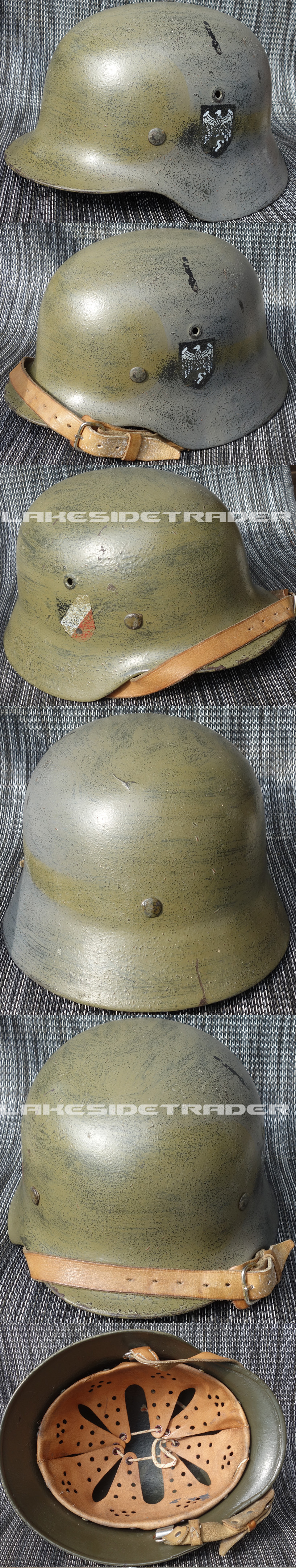 Reinactor M40 ET62 Army Camo Helmet