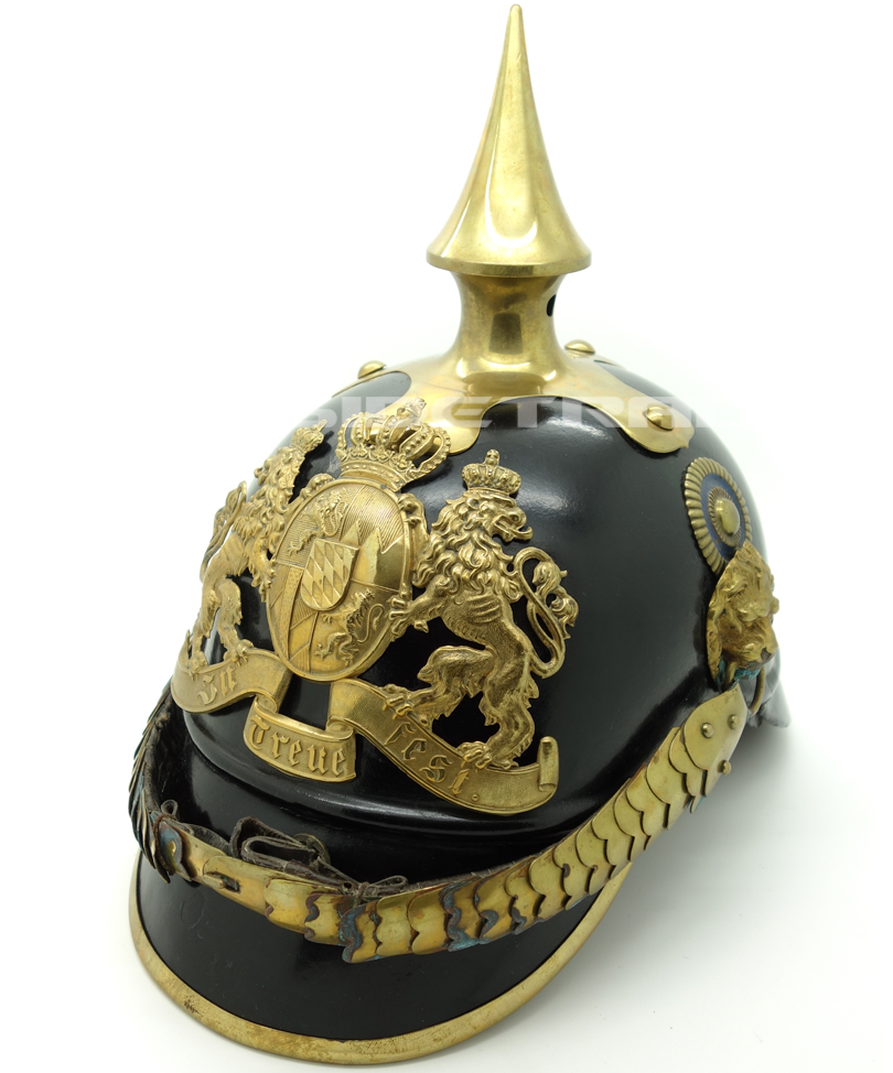 Bavarian Feldgendarmerie Officers Pickelhaube