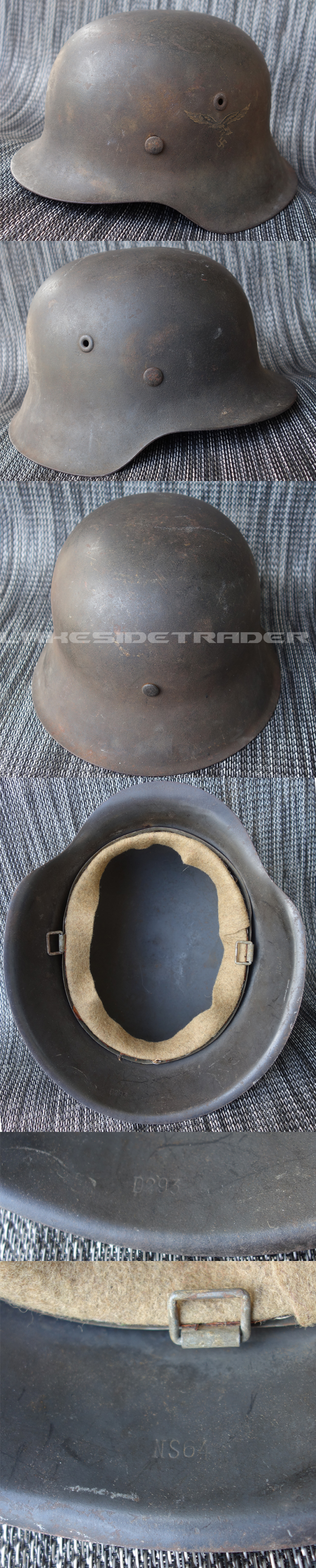 NS64 M42 SD Luftwaffe Helmet