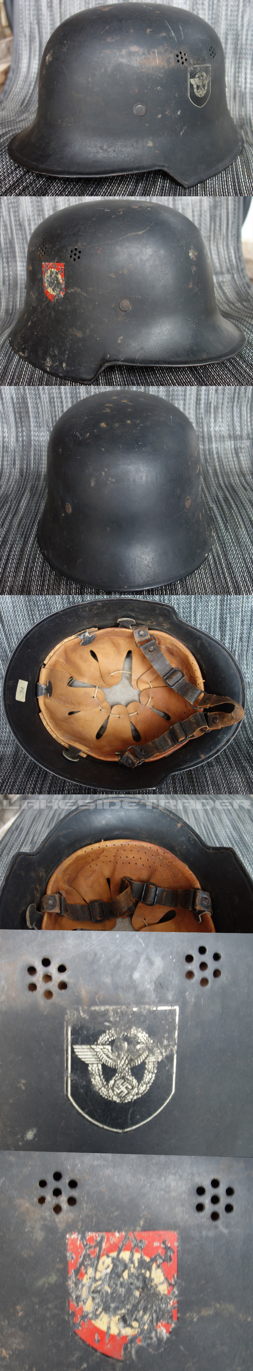 Police DD Square Dip Helmet