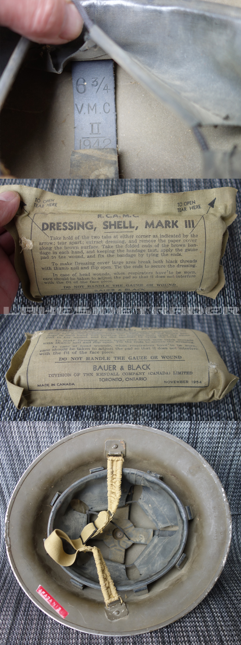 Canada - MKI Combat Helmet 1940 by G.S.W.