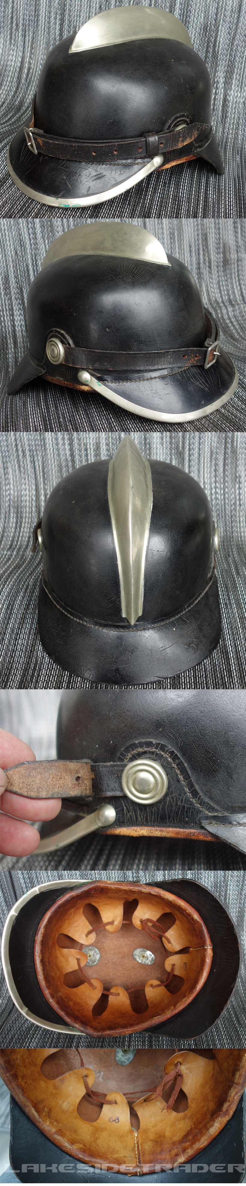 Imperial German Feuerwehr Pickelhaube Helmet