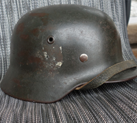 DeNazified M40 ET64 SD SS Helmet 
