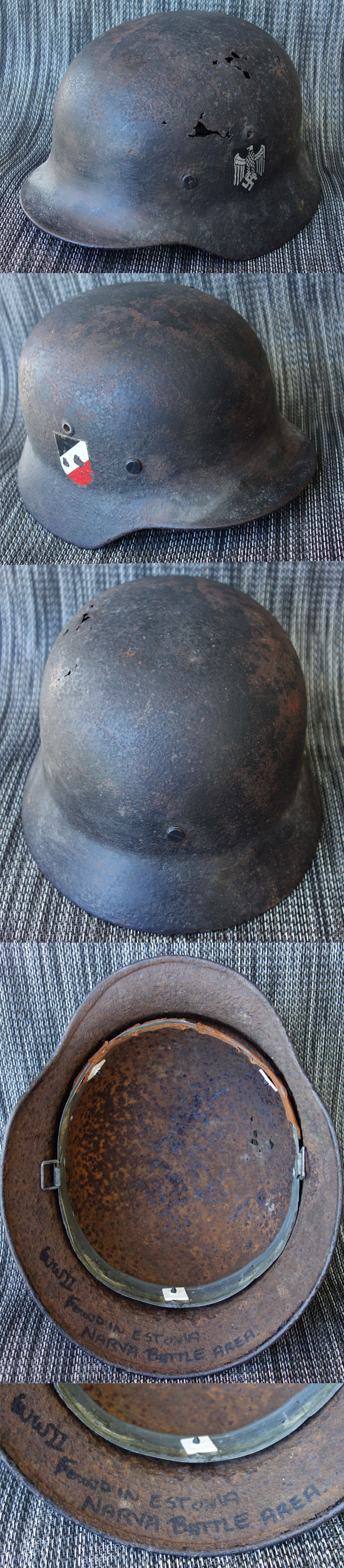 Ground Dug M40 Helmet