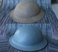 2 US Dougboy Helmet Shells