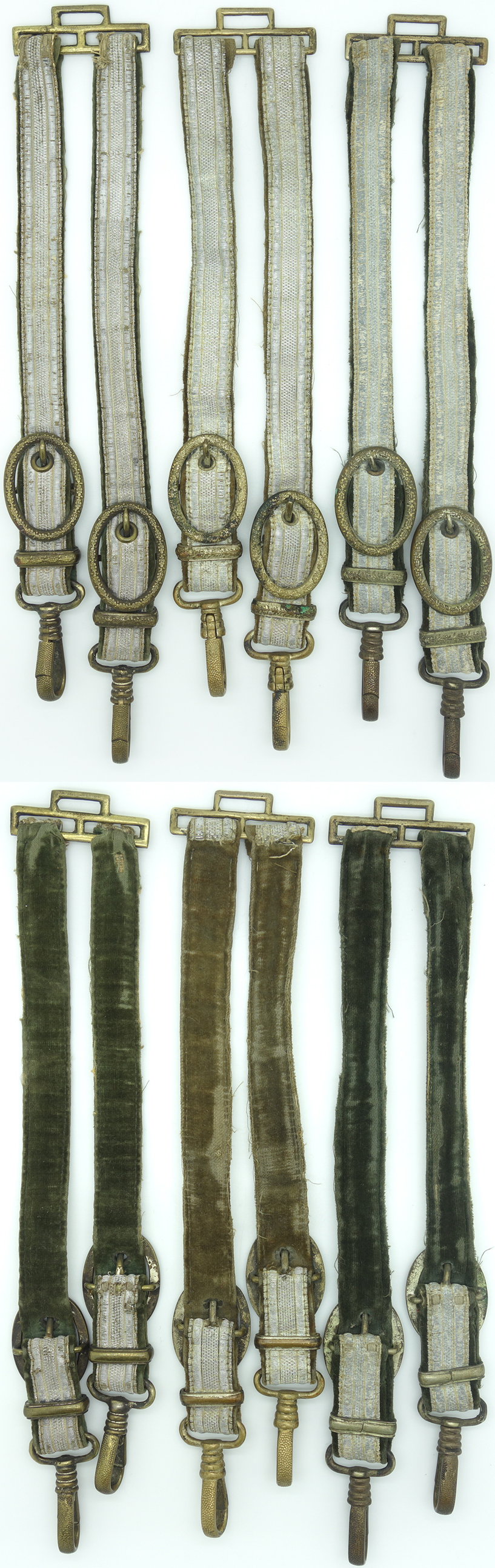 Early Issue Army Dagger Hangers. 