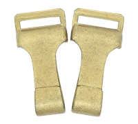 Two NSDAP Shoulder Strap Clips by RZM M5/71 