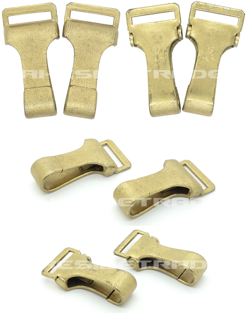 Two NSDAP Shoulder Strap Clips by RZM M5/71 