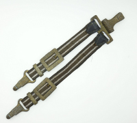 Super Deluxe Gold Luftwaffe Dagger Hangers w Leather Tabs