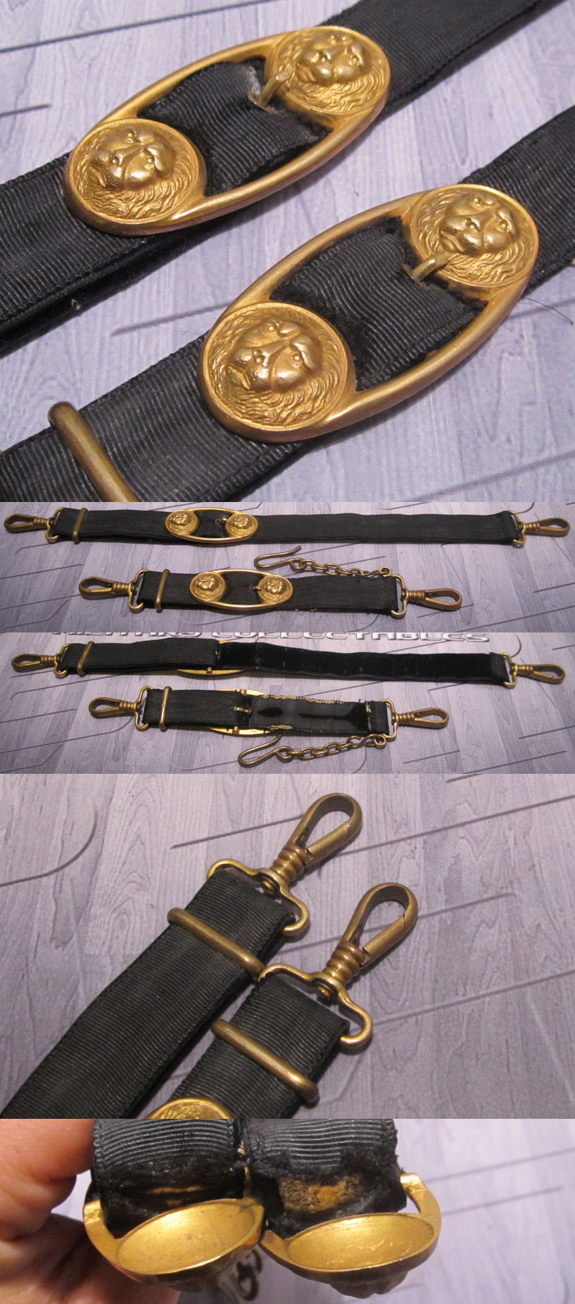 Early Brass Navy Hangers