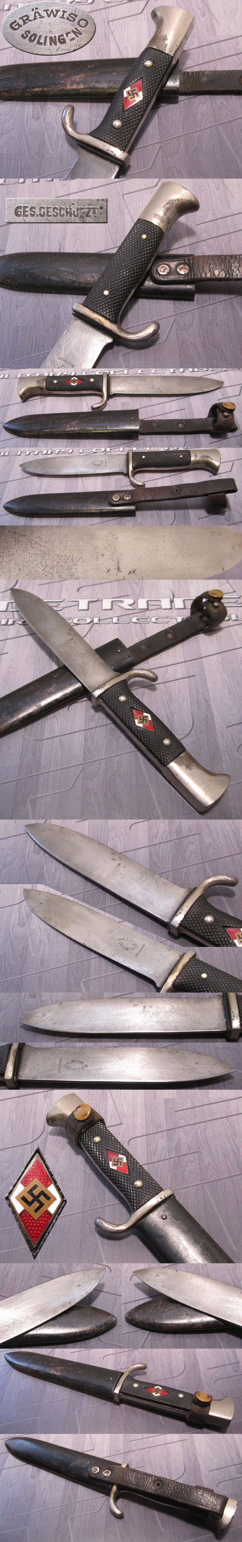 Early Hitler Youth Dagger by Grawiso