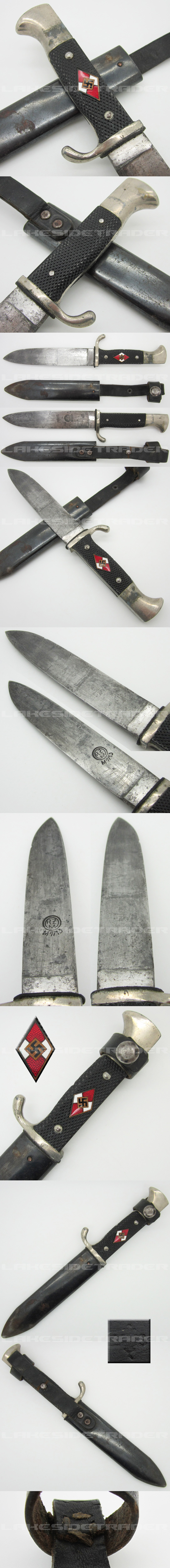 Hitler Youth Dagger by RZM M7/13