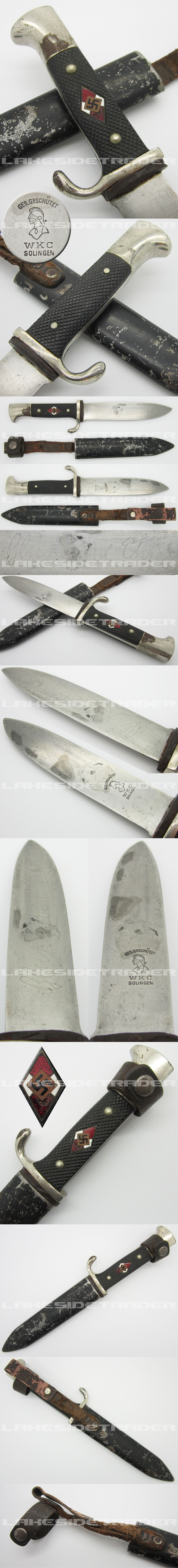 Early Hitler Youth Dagger by WKC