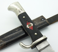 Transitional Hitler Youth Knife by W. Halbach