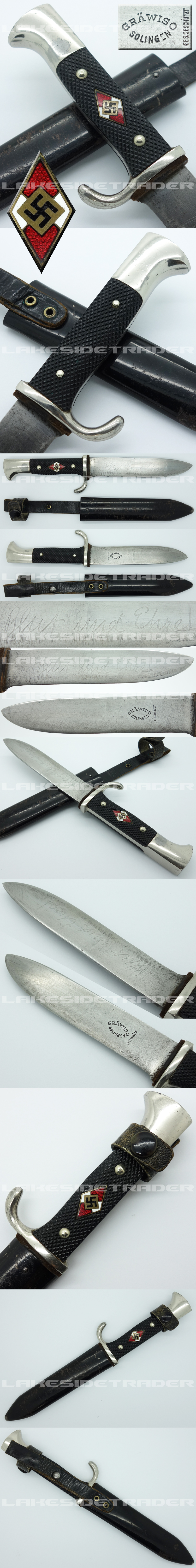 Early Hitler Youth Knife by Grawiso