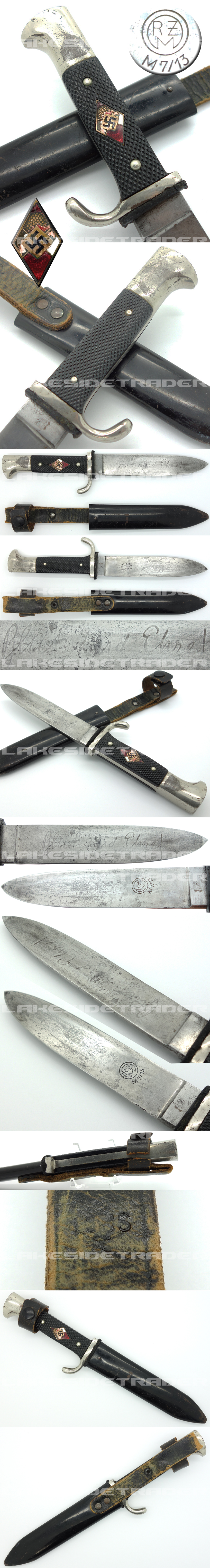 Hitler Youth Knife by RZM M7/13