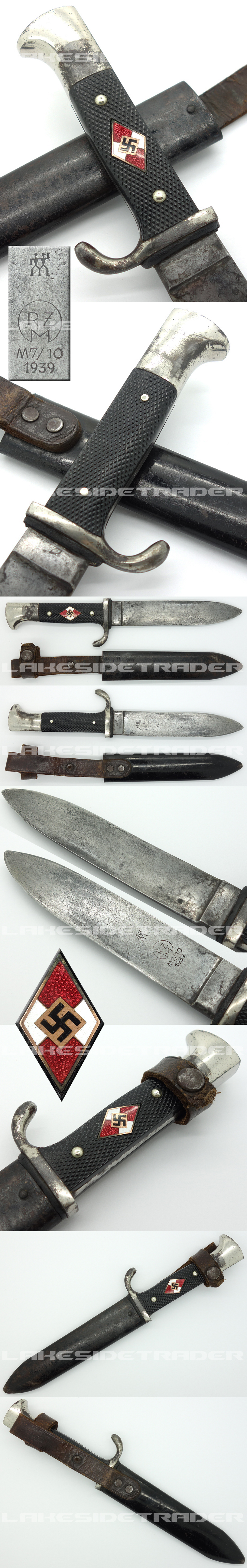 Transitional Hitler Youth Knife by J.A. Henckels 1939