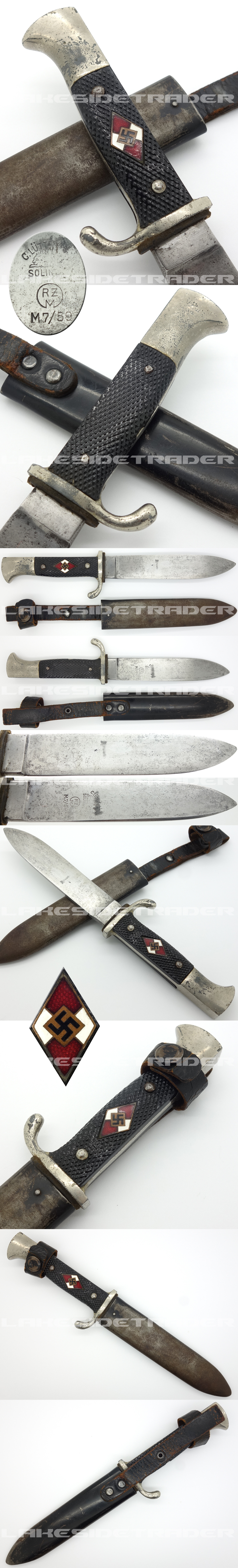 Hitler Youth Knife by C. Lütters & Co