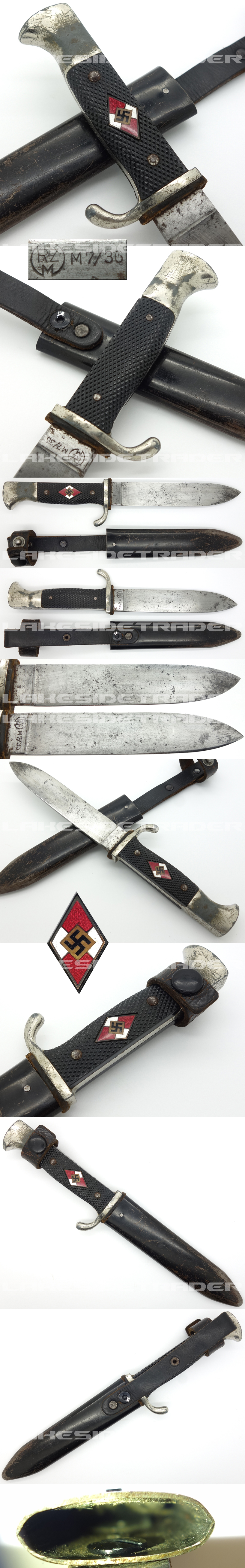 Hitler Youth Dagger by RZM M7/36