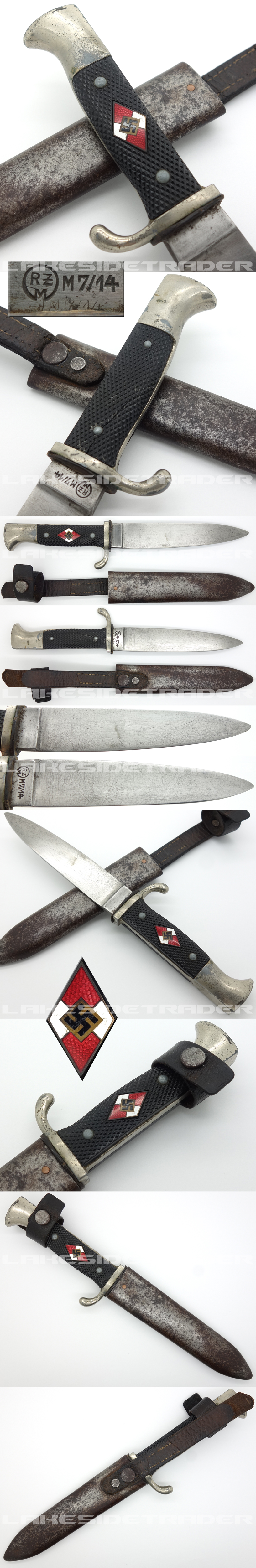 Hitler Youth Knife by RZM M7/14