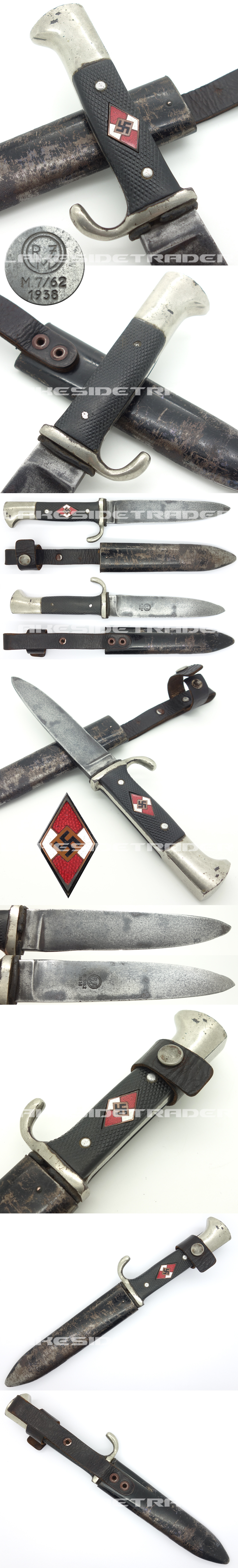 Hitler Youth Knife by RZM M.7/62