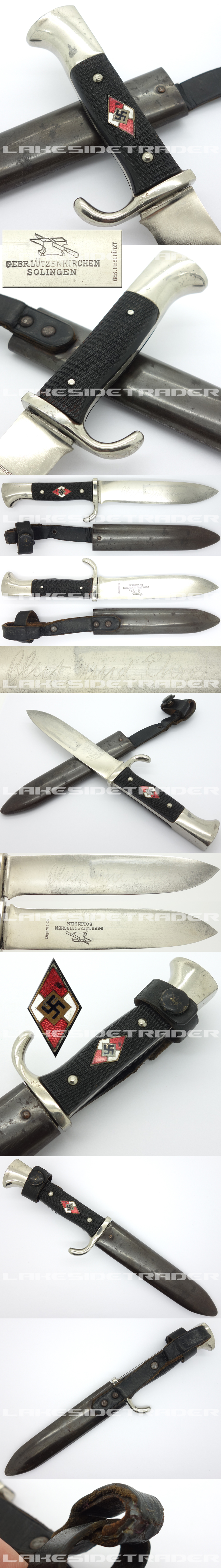 Early Hitler Youth Knife by Gebr. Lützenkirchen