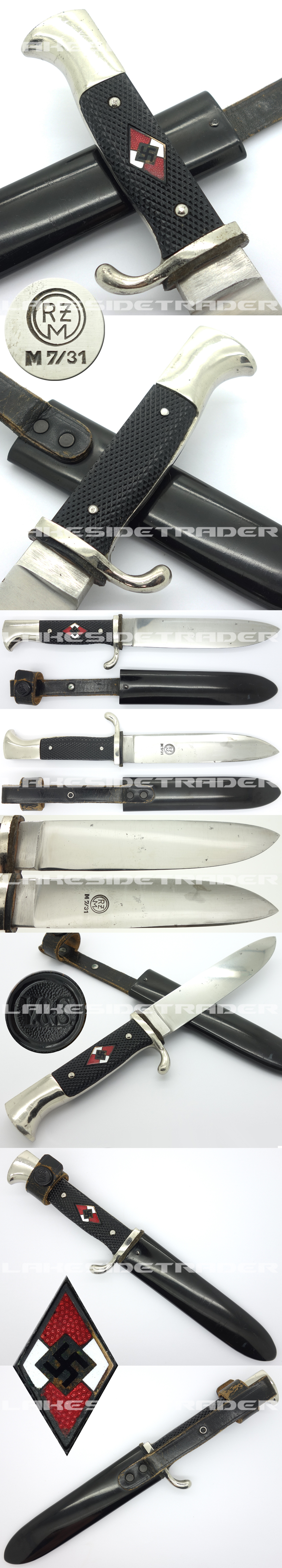 Hitler Youth Knife by RZM M7/31