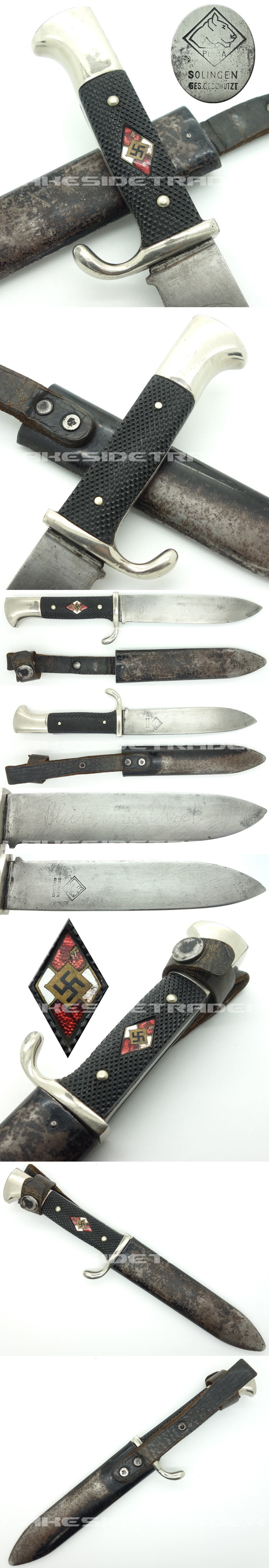 Early Hitler Youth Knife by Puma