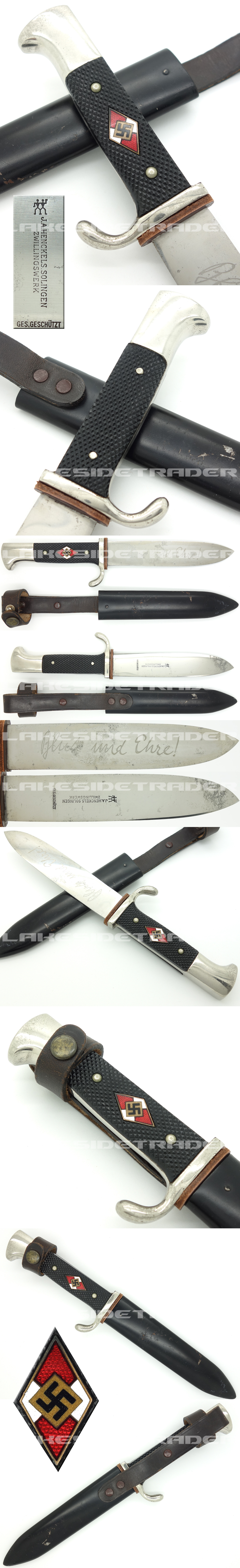Minty - Early Hitler Youth Knife by J.A. Henckels