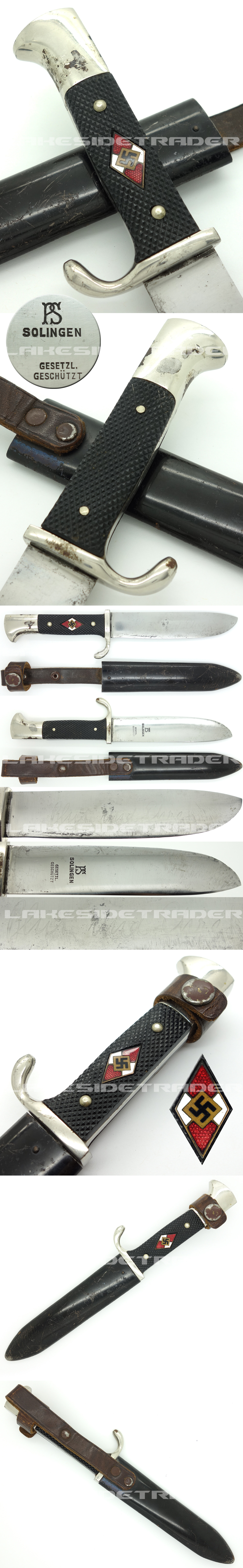 Early Hitler Youth Knife by Paul Seilheimer