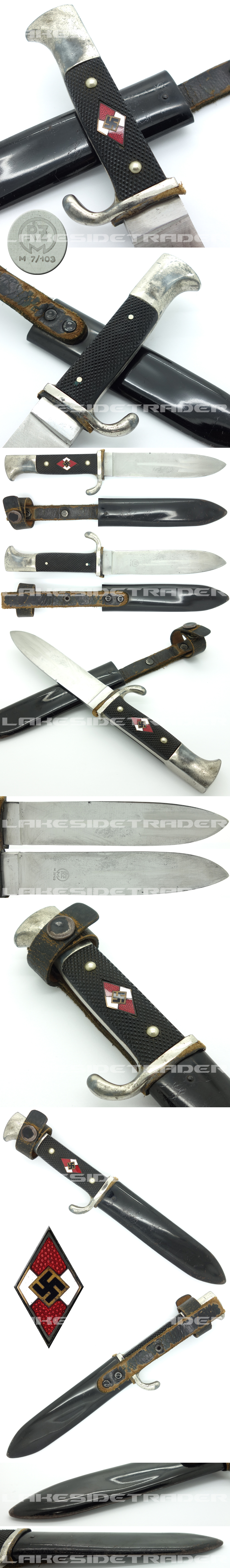 Hitler Youth Knife by RZM M7/103