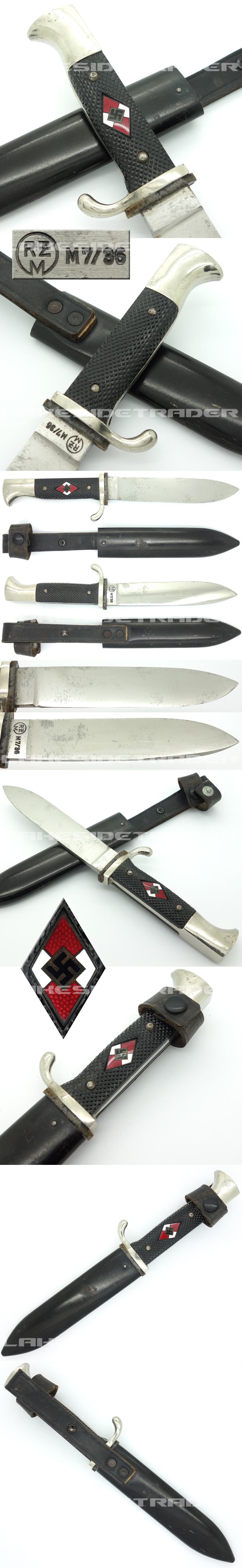 Hitler Youth Knife by RZM M7/36