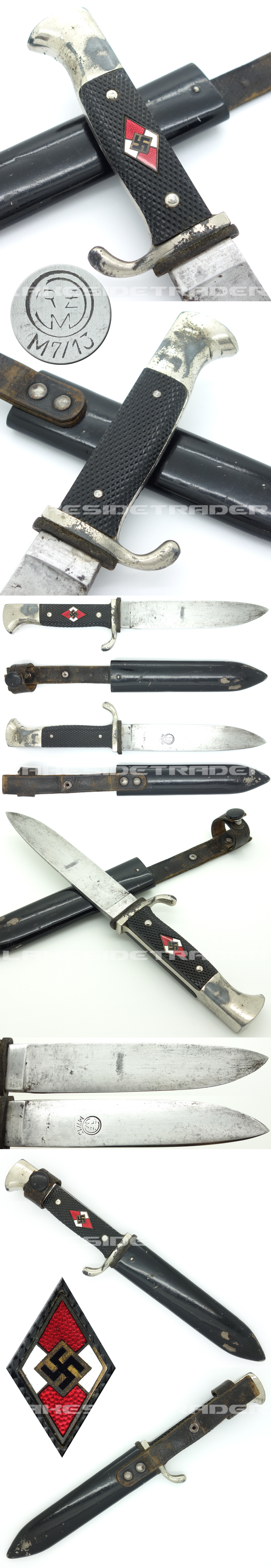 Hitler Youth Knife by RZM M7/13