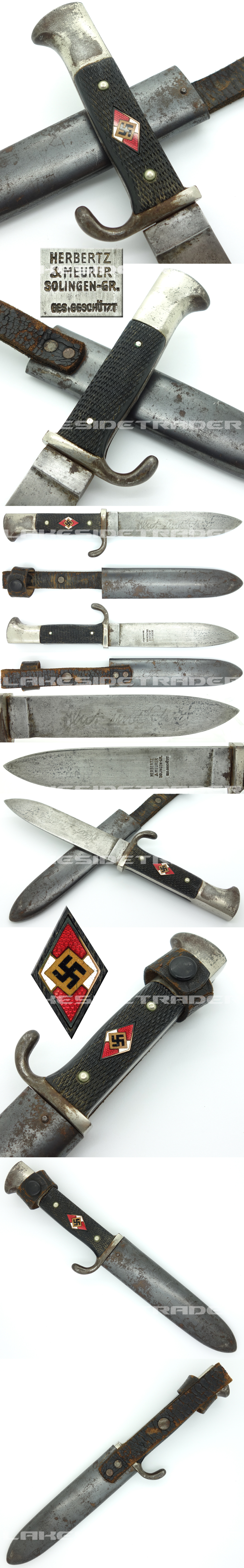 Hitler Youth Knife by Herbertz & Meurer