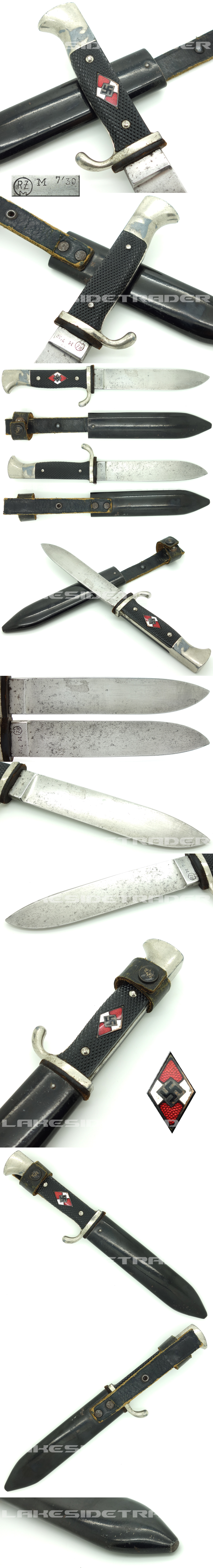 Hitler Youth Knife by RZM M7/30