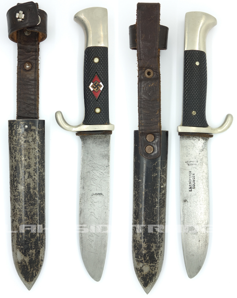 Early Hitler Youth Knife by E. & F. Hörster