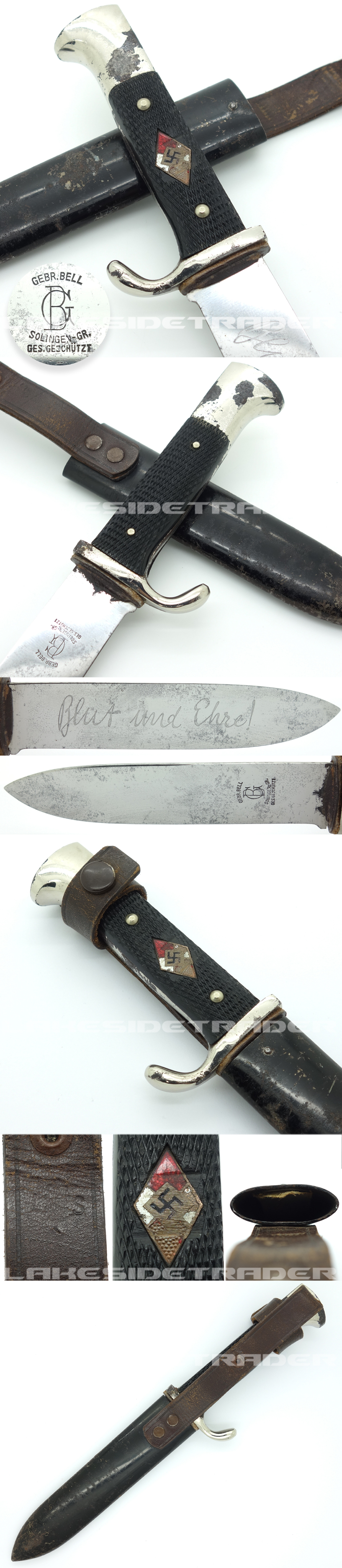 Early Hitler Youth Knife by Gebr. Bell