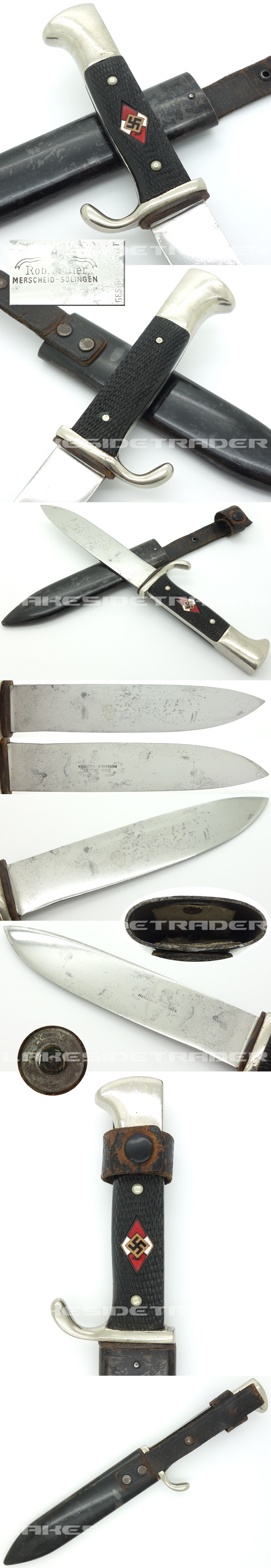 Early HJ Knife by Rob. Müller