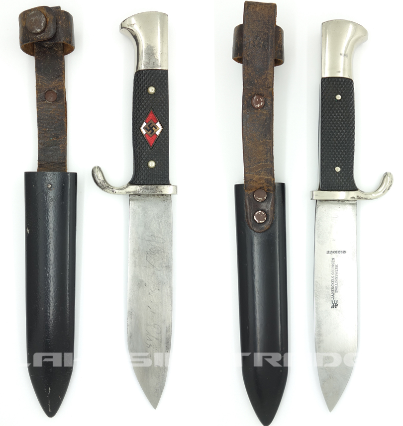 Early Hitler Youth Knife by J.A. Henckles