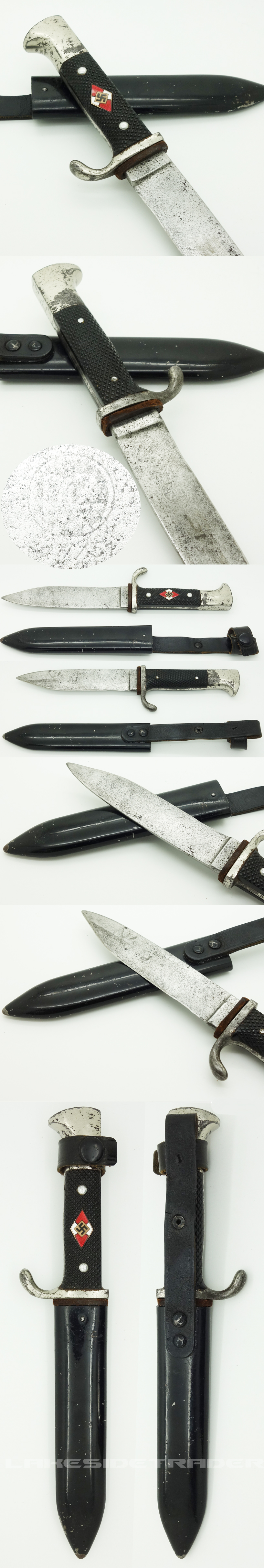 Transitional Hitler Youth Knife by RZM M7/51 1937