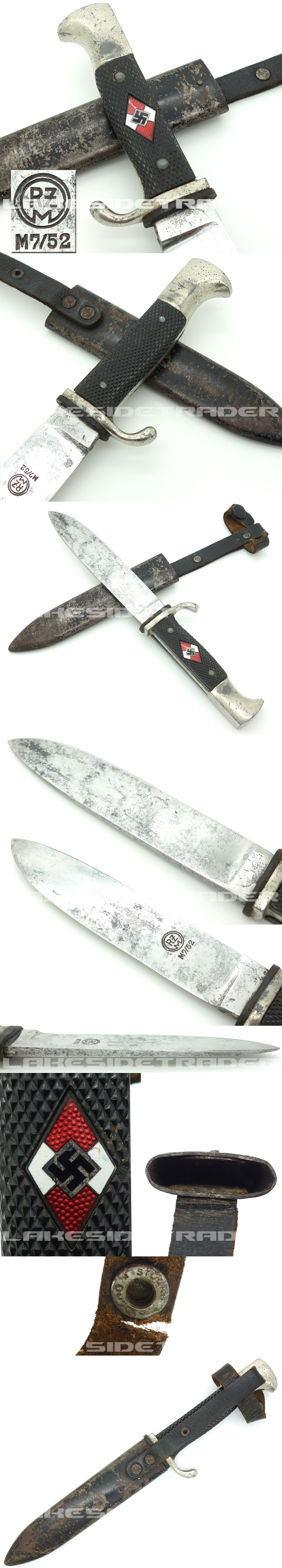 Hitler Youth Knife by RZM M7/52