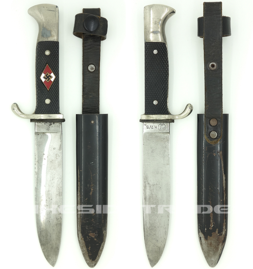 Personalized - Transitional Hitler Youth Knife by Krebs
