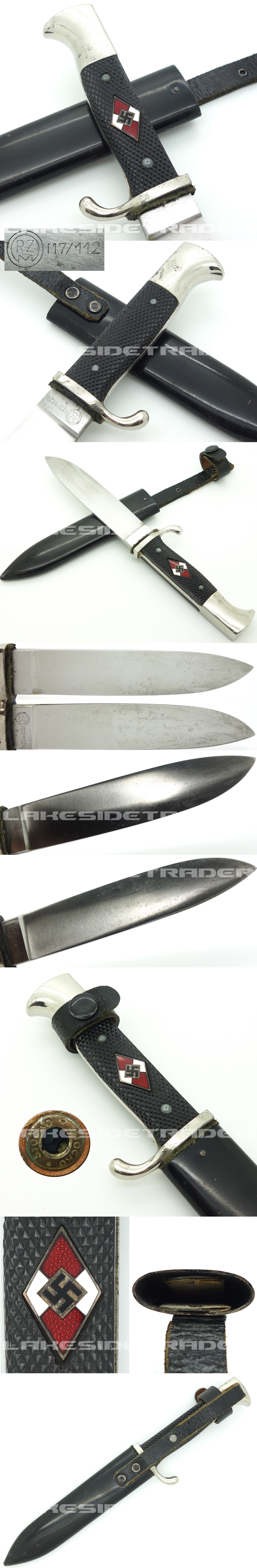 Hitler Youth Knife by RZM M7/112