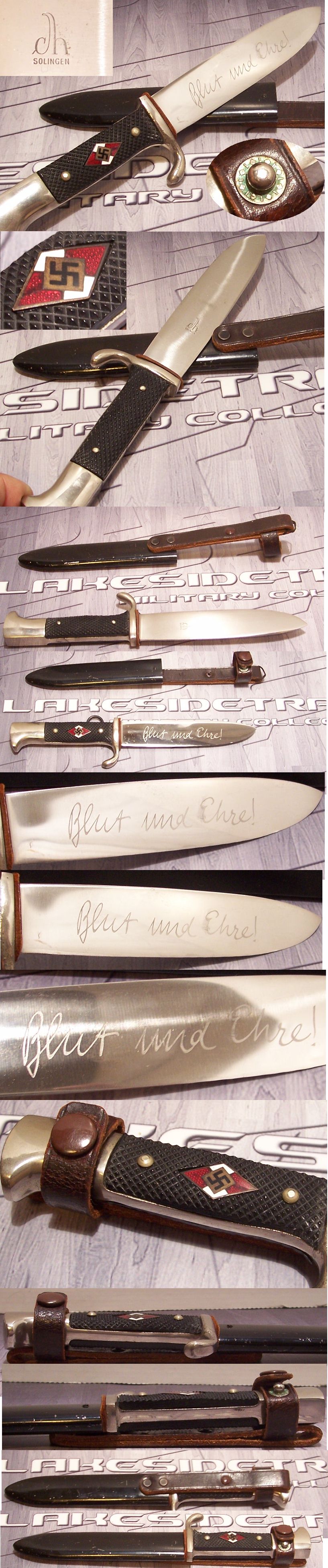 Early Chromolit Hitler Youth Knife