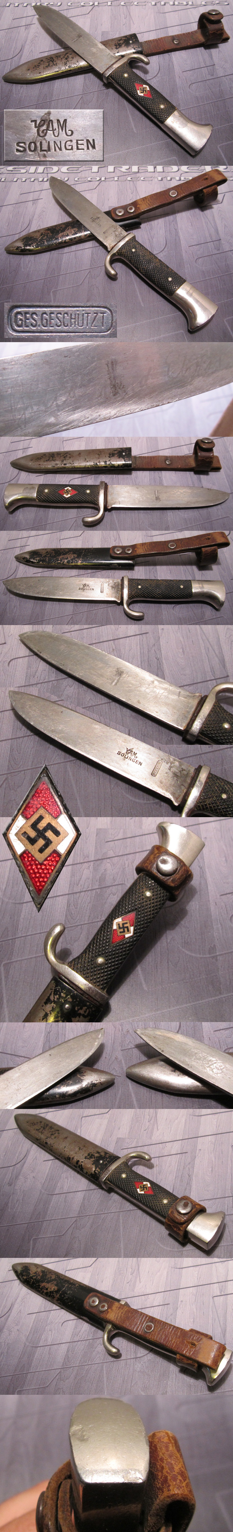 Early Carl Aug. Meis HJ Dagger