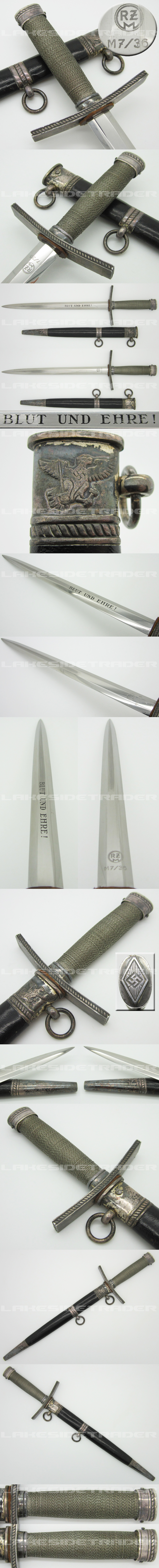 Hitler Youth Leader Dagger by H?rster